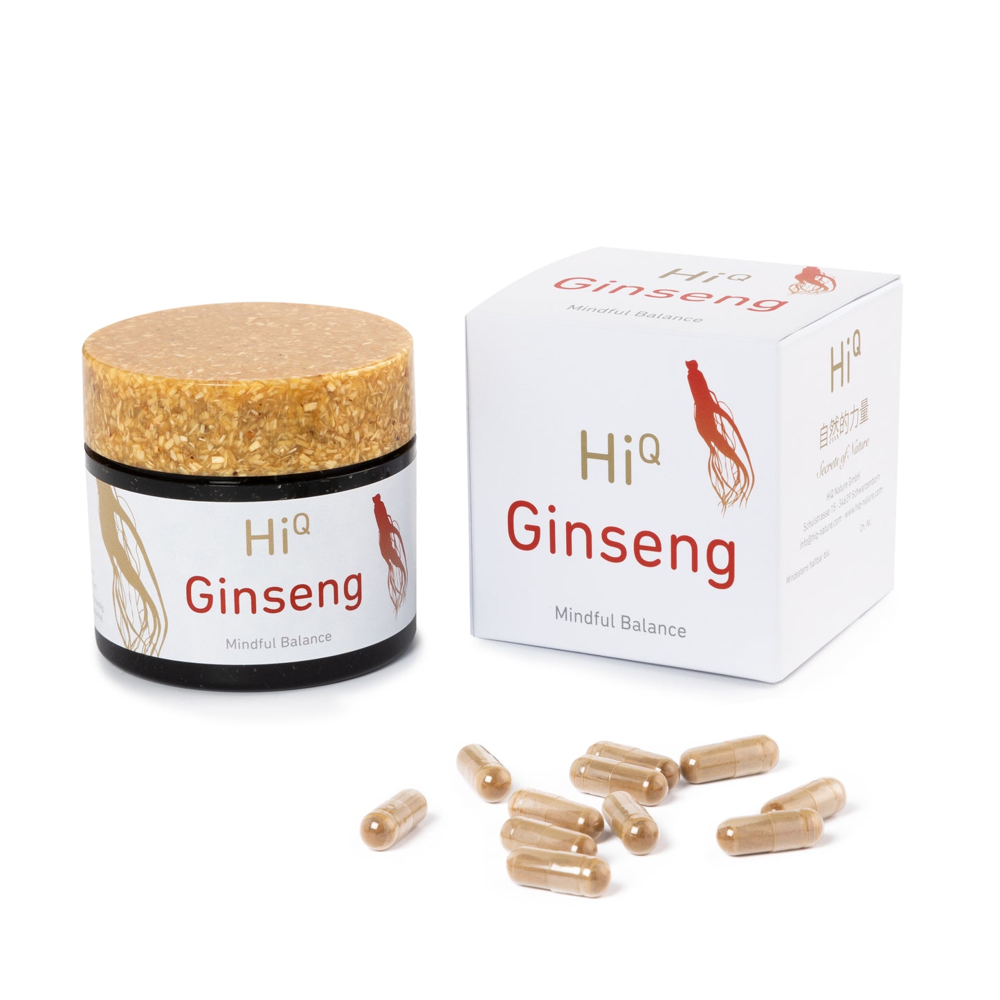 Neue Produktion: HiQ Ginseng 40 Kps - Gehirnkur für 1 Monat - jetzt sparen!
