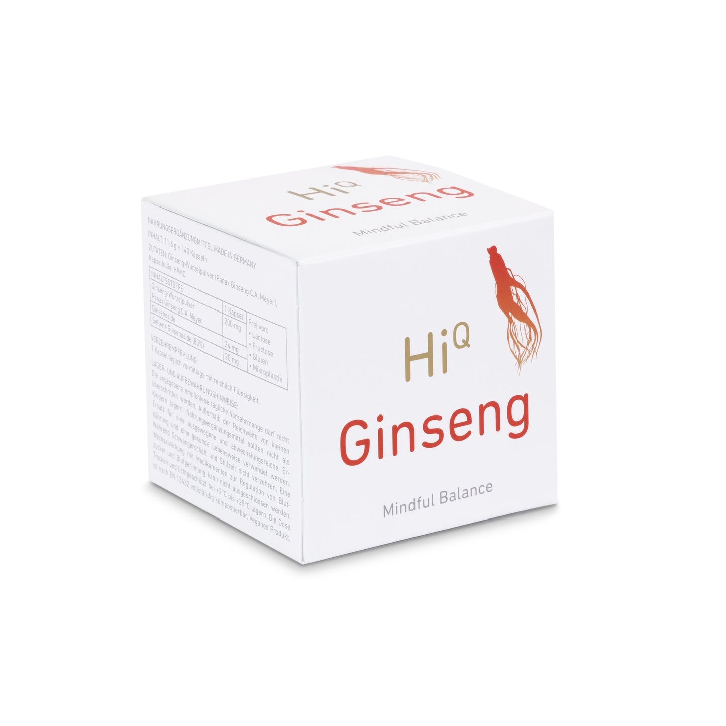 Neue Produktion: HiQ Ginseng 40 Kps - Gehirnkur für 1 Monat - jetzt sparen!